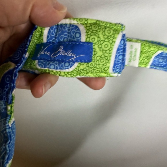 Vera Bradley Blue and Green Paisley Visor Hat - Picture 9 of 9